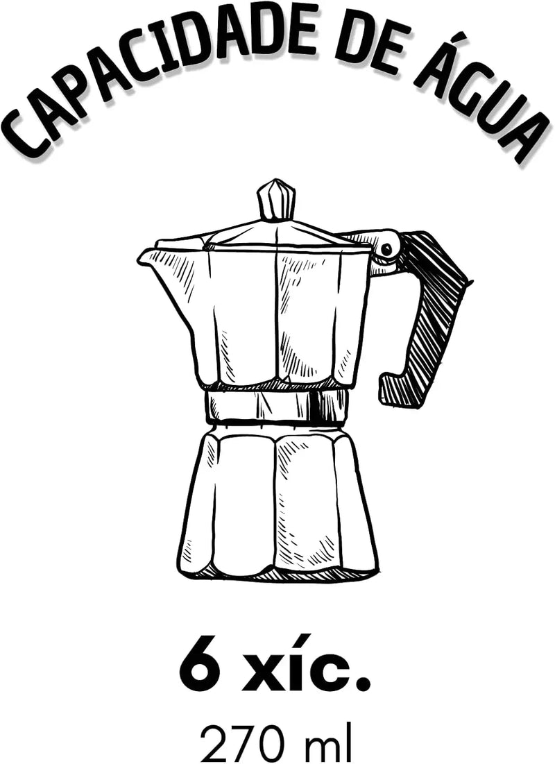 Cafeteira Italiana Moka