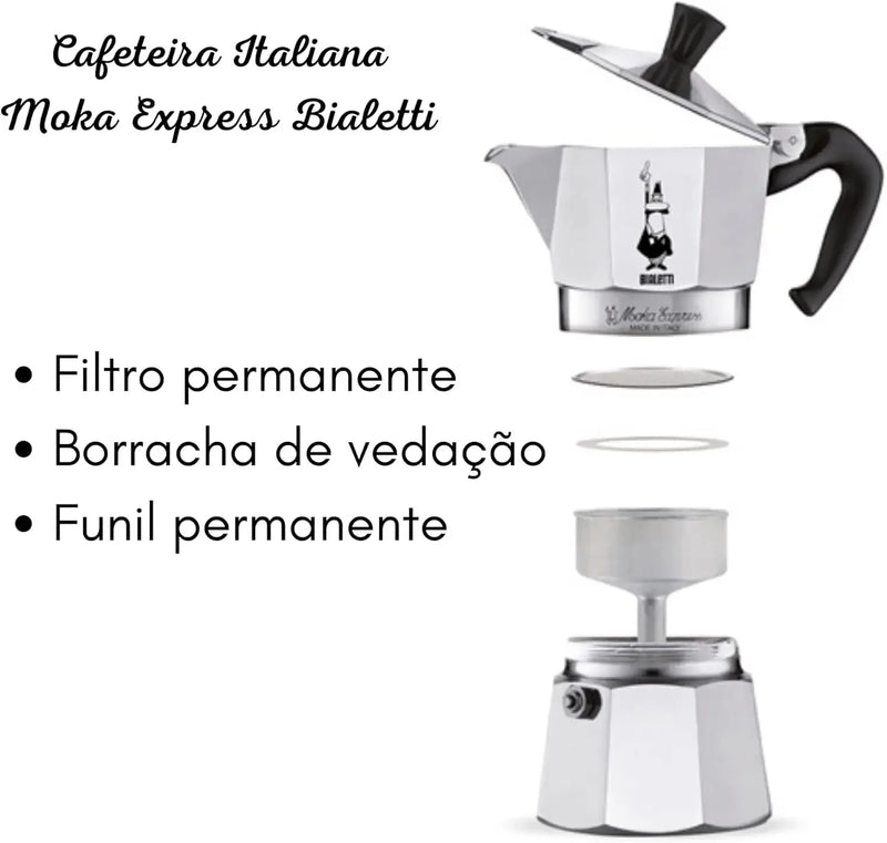 Cafeteira Italiana Moka